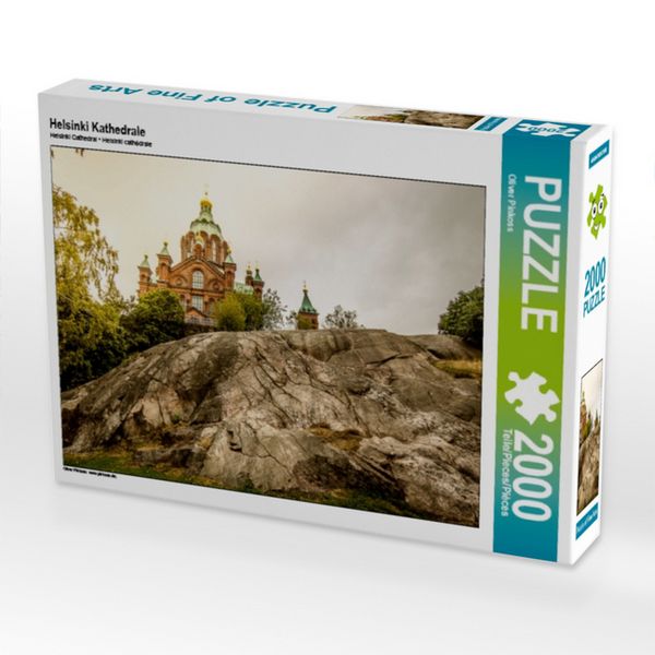 CALVENDO Puzzle Helsinki Kathedrale | 2000 Teile Lege-Größe 90x67cm Foto-Puzzle für glückliche Stunden