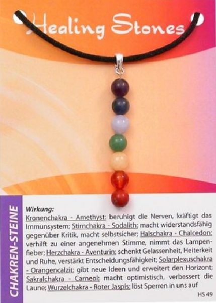 Produktbild: Chakra Maxicard Healing Stones, R143-49