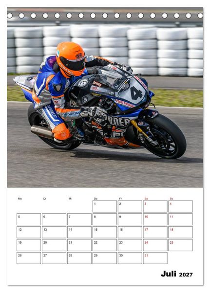 Produktbild: SuperBikes (Tischkalender 2027 DIN A5 hoch), CALVENDO Monatskalender
