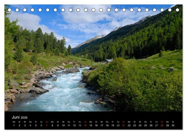 Produktbild: Alpen Impressionen (Tischkalender 2026 DIN A5 quer), CALVENDO Monatskalender