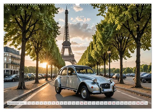 Produktbild: Virtual Classic Cars (hochwertiger Premium Wandkalender 2026 DIN A2 quer), Kunstdruck in Hochglanz