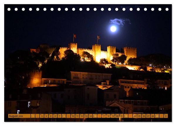 Produktbild: BlickPunkt Lissabon (Tischkalender 2026 DIN A5 quer), CALVENDO Monatskalender