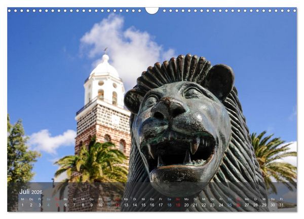 Produktbild: Lanzarote - Trauminsel vor Afrika (Wandkalender 2026 DIN A3 quer), CALVENDO Monatskalender