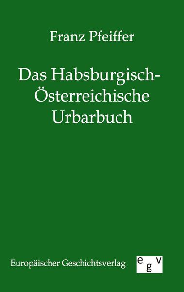 Produktbild: Das Habsburgisch-&Ouml;sterreichische Urbarbuch