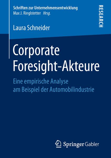 Produktbild: Corporate Foresight-Akteure