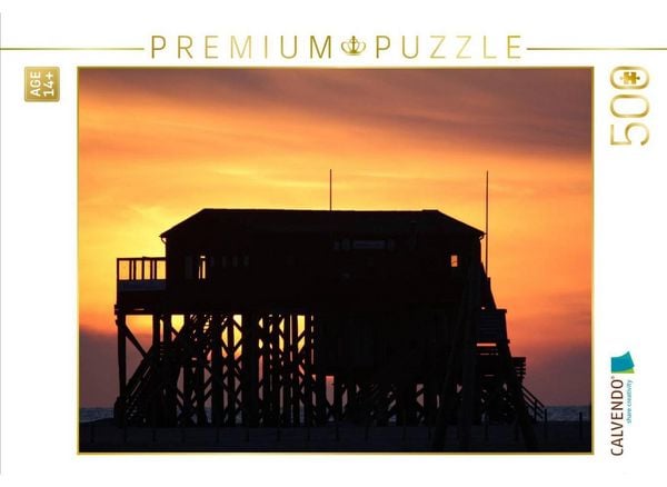 CALVENDO Puzzle Sankt Peter Ording | 500 Teile Lege-Größe 48 × 36 cm Foto-Puzzle für Erwachsene