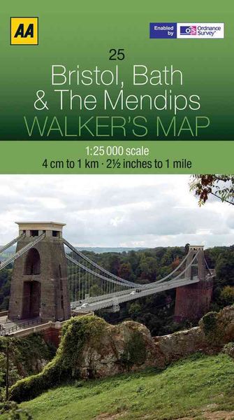 Produktbild: Map-Walkers Map Bristol Bath &