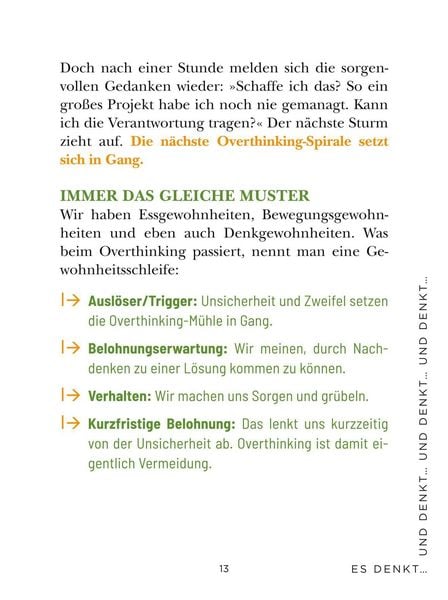 Produktbild: Die 1-Minuten-Strategie gegen Overthinking