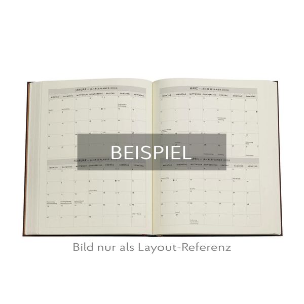 Produktbild: 12-Monatskalender 2025 Birnengarten, Ultra, Verso