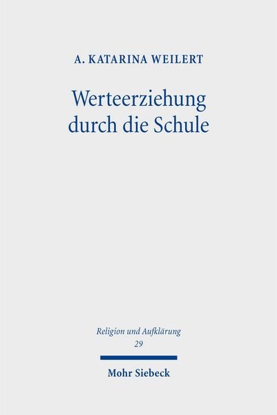 Produktbild: Werteerziehung durch die Schule