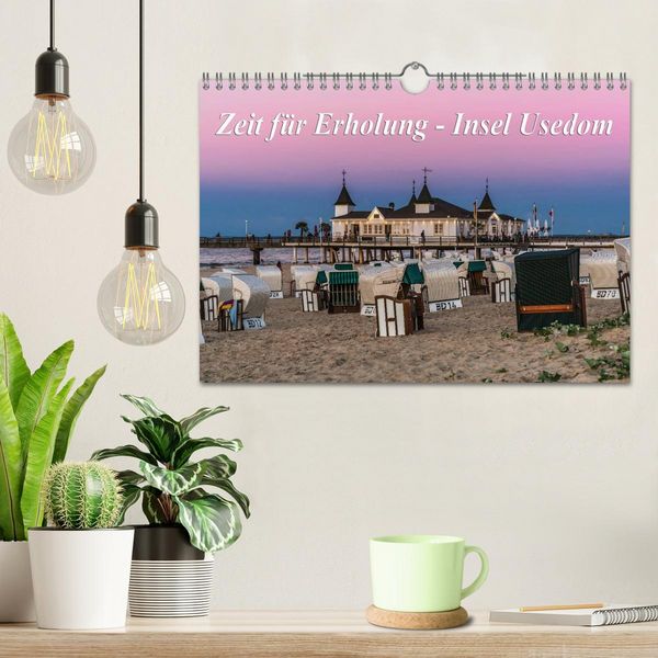 Produktbild: Zeit f&uuml;r Erholung - Insel Usedom / Geburtstagskalender (Wandkalender 2026 DIN A4 quer), CALVENDO Monatskalender