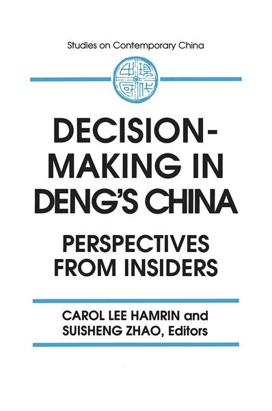 Produktbild: Decision-making in Deng's China