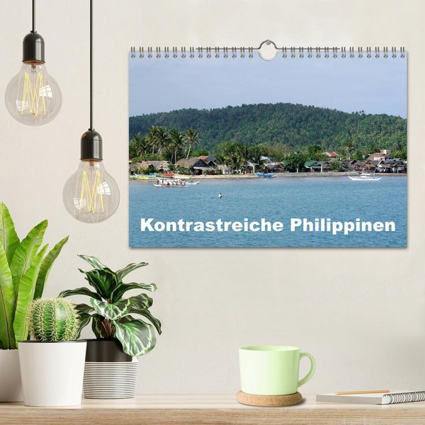 Produktbild: Kontrastreiche Philippinen (Wandkalender 2026 DIN A4 quer), CALVENDO Monatskalender