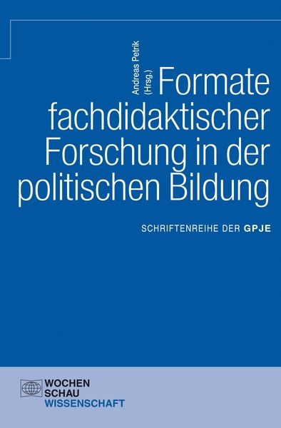 Produktbild: Formate fachdidaktischer Forschung in der politischen Bildung