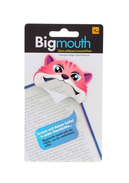Produktbild: Bigmouth Katze - Dein schlaues Lesezeichen - Mit Magnet
