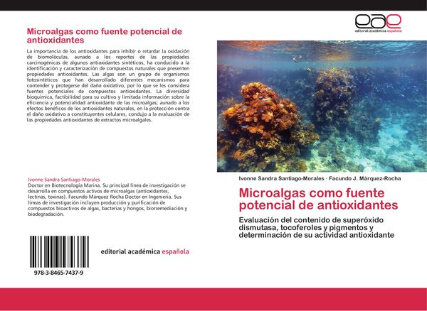 Produktbild: Microalgas como fuente potencial de antioxidantes