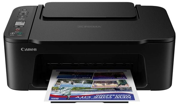 Produktbild: Canon PIXMA TS3750I EUR BK Multifunktionsdrucker Tintenstrahl Farbe A4 Drucker, Scanner, Kopierer Duplex, USB, WLAN