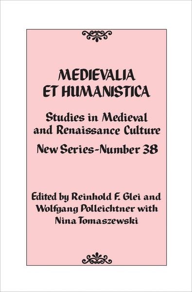 Produktbild: Medievalia et Humanistica, No. 38