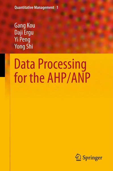 Produktbild: Data Processing for the AHP/ANP