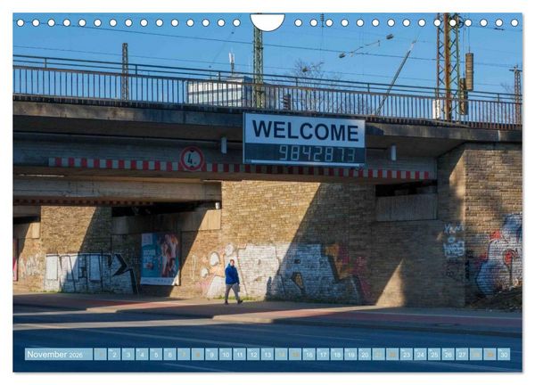 Produktbild: KunstLichtTore in Bochum - und Br&uuml;cken, die es werden sollten (Wandkalender 2026 DIN A4 quer), CALVENDO Monatskalender
