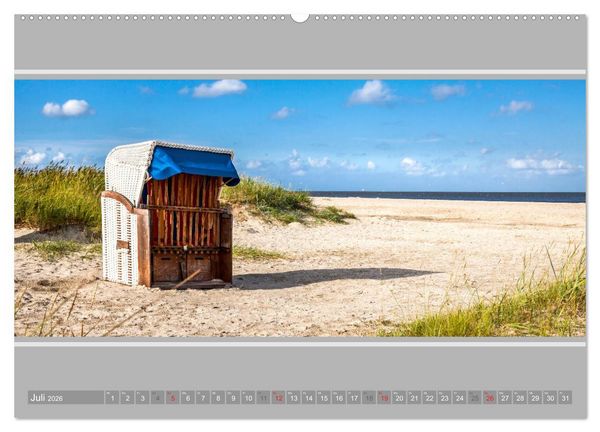 Produktbild: Ostfriesland - Deichspaziergang (hochwertiger Premium Wandkalender 2026 DIN A2 quer), Kunstdruck in Hochglanz