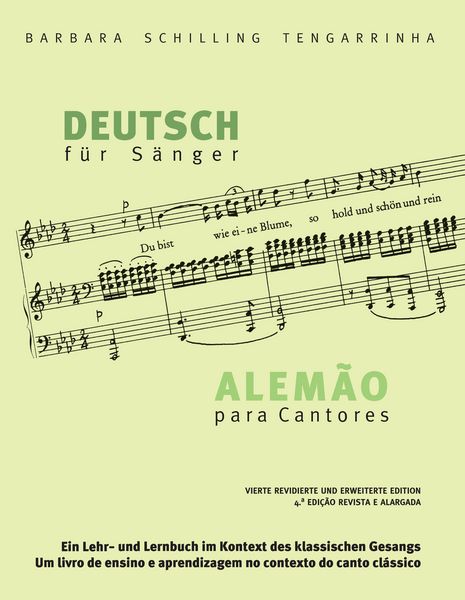 Produktbild: Deutsch f&uuml;r S&auml;nger - Alem&atilde;o para Cantores