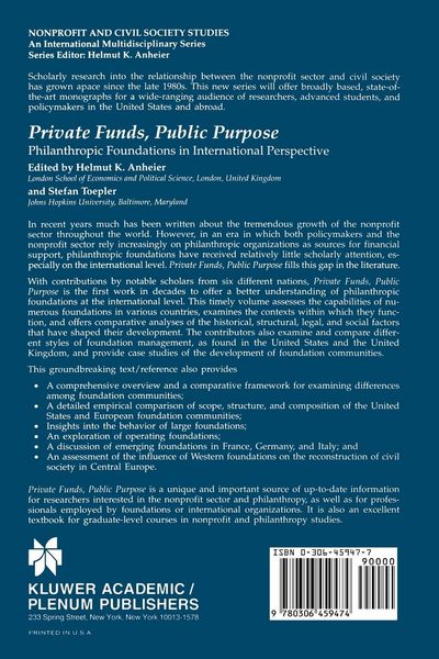 Produktbild: Private Funds, Public Purpose