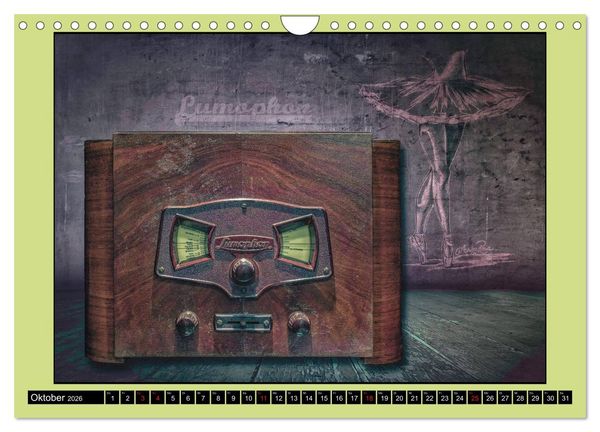 Produktbild: RADIO LEGENDEN (Wandkalender 2026 DIN A4 quer), CALVENDO Monatskalender