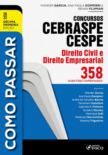 Produktbild: Como passar concursos CEBRASPE -Direito Civil e Empresarial