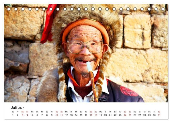 Produktbild: Wildes China (Tischkalender 2027 DIN A5 quer), CALVENDO Monatskalender