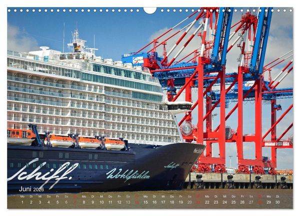 Produktbild: Impressionen vom JadeWeserPort (Wandkalender 2026 DIN A3 quer), CALVENDO Monatskalender