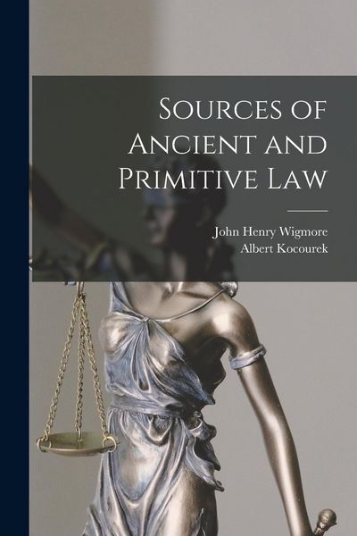 Produktbild: Sources of Ancient and Primitive Law