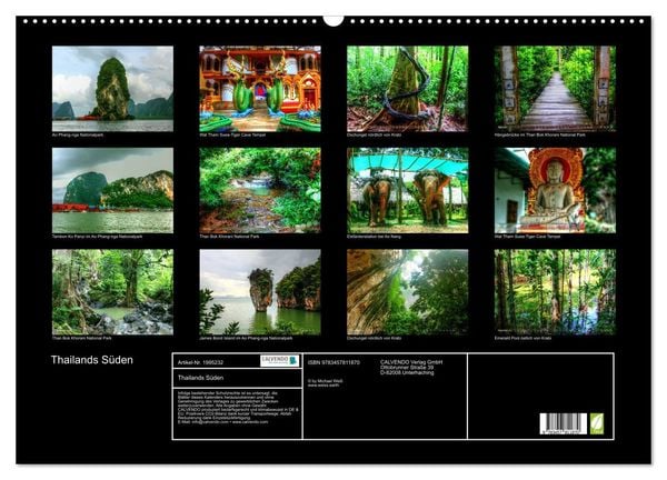 Produktbild: Thailands S&uuml;den (Wandkalender 2026 DIN A2 quer), CALVENDO Monatskalender