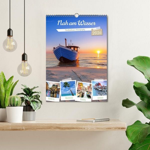 Produktbild: Nah am Wasser (Wandkalender 2026 DIN A3 hoch), CALVENDO Monatskalender