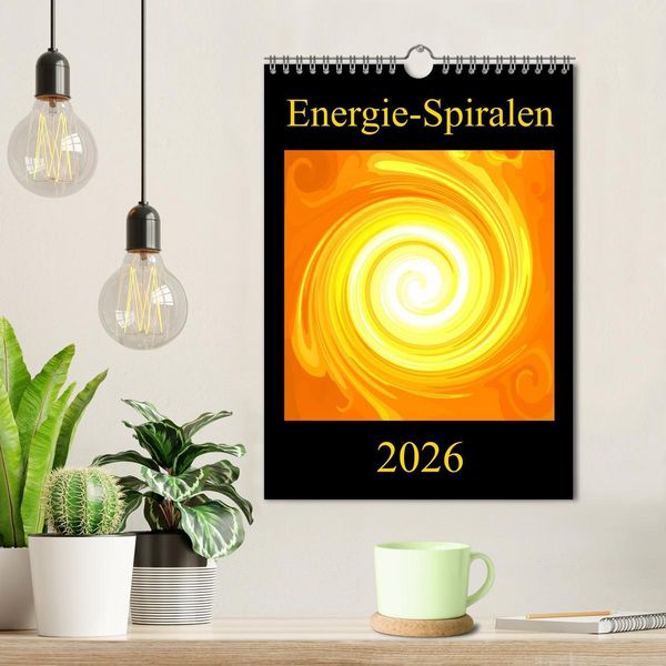 Produktbild: Energie-Spiralen 2026 (Wandkalender 2026 DIN A4 hoch), CALVENDO Monatskalender