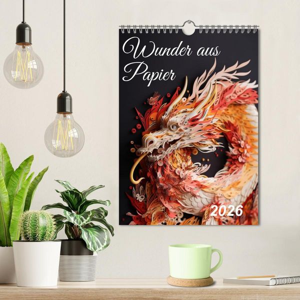 Produktbild: Wunder aus Papier (Wandkalender 2026 DIN A4 hoch), CALVENDO Monatskalender