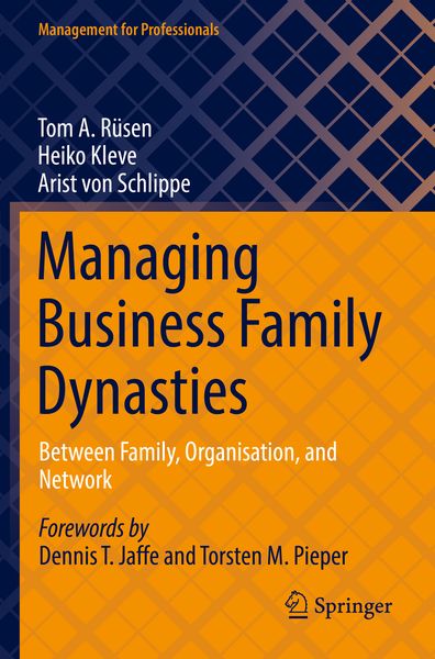 Produktbild: Managing Business Family Dynasties