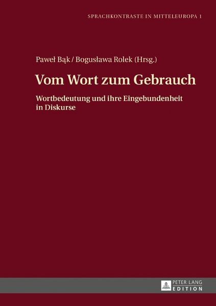 Produktbild: Vom Wort zum Gebrauch