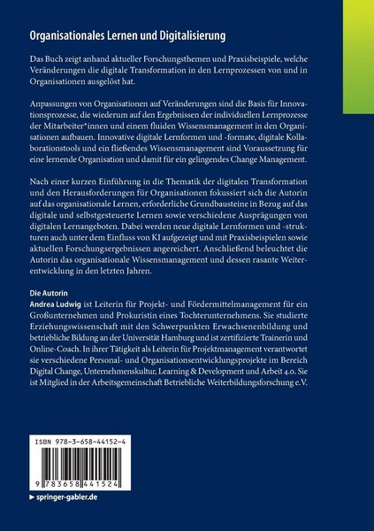 Produktbild: Organisationales Lernen und Digitalisierung