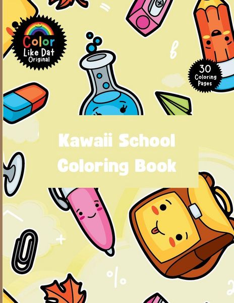 Produktbild: Kawaii School Coloring Book