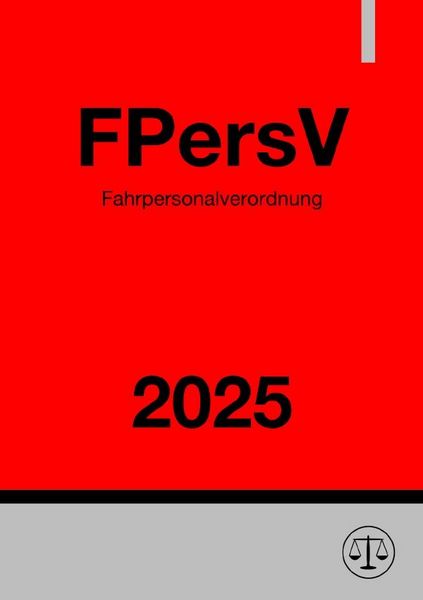 Produktbild: Fahrpersonalverordnung - FPersV 2025