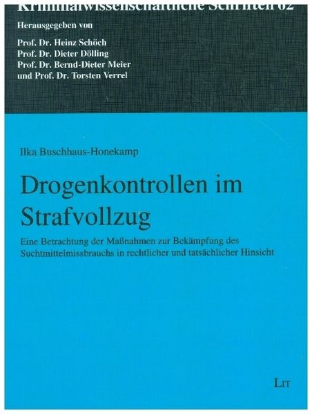 Produktbild: Buschhaus-Honekamp, I: Drogenkontrollen im Strafvollzug