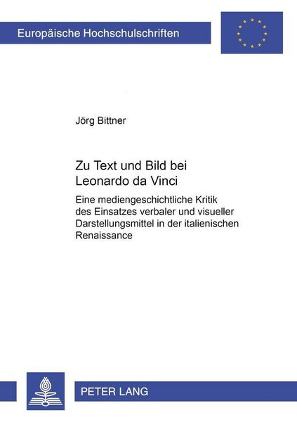 Produktbild: Bittner, J: Zu Text und Bild bei Leonardo da Vinci