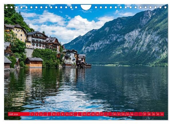 Produktbild: Hallstatt Impressionen (Wandkalender 2026 DIN A4 quer), CALVENDO Monatskalender