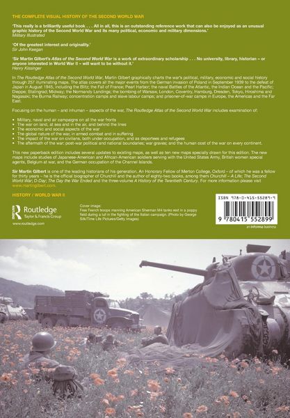 Produktbild: The Routledge Atlas of the Second World War