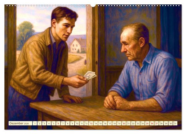 Produktbild: John Steinbeck (Wandkalender 2026 DIN A2 quer), CALVENDO Monatskalender