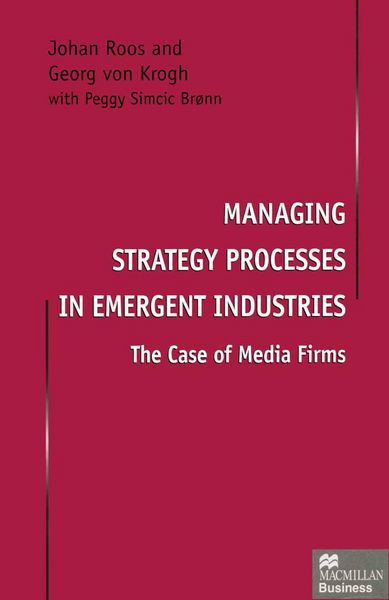 Produktbild: Managing Strategy Processes in Emergent Industries