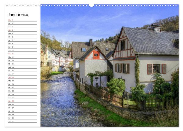 Produktbild: Eine Perle in der Eifel - Monreal (hochwertiger Premium Wandkalender 2026 DIN A2 quer), Kunstdruck in Hochglanz