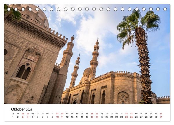 Produktbild: Kairo ganz nah (Tischkalender 2026 DIN A5 quer), CALVENDO Monatskalender