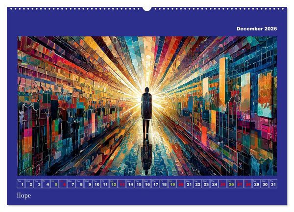Produktbild: Pixelated Passions (High Quality Premium Wall Calendar 2026 DIN A2 landscape),CALVENDO 12 Month Wall Calendar
